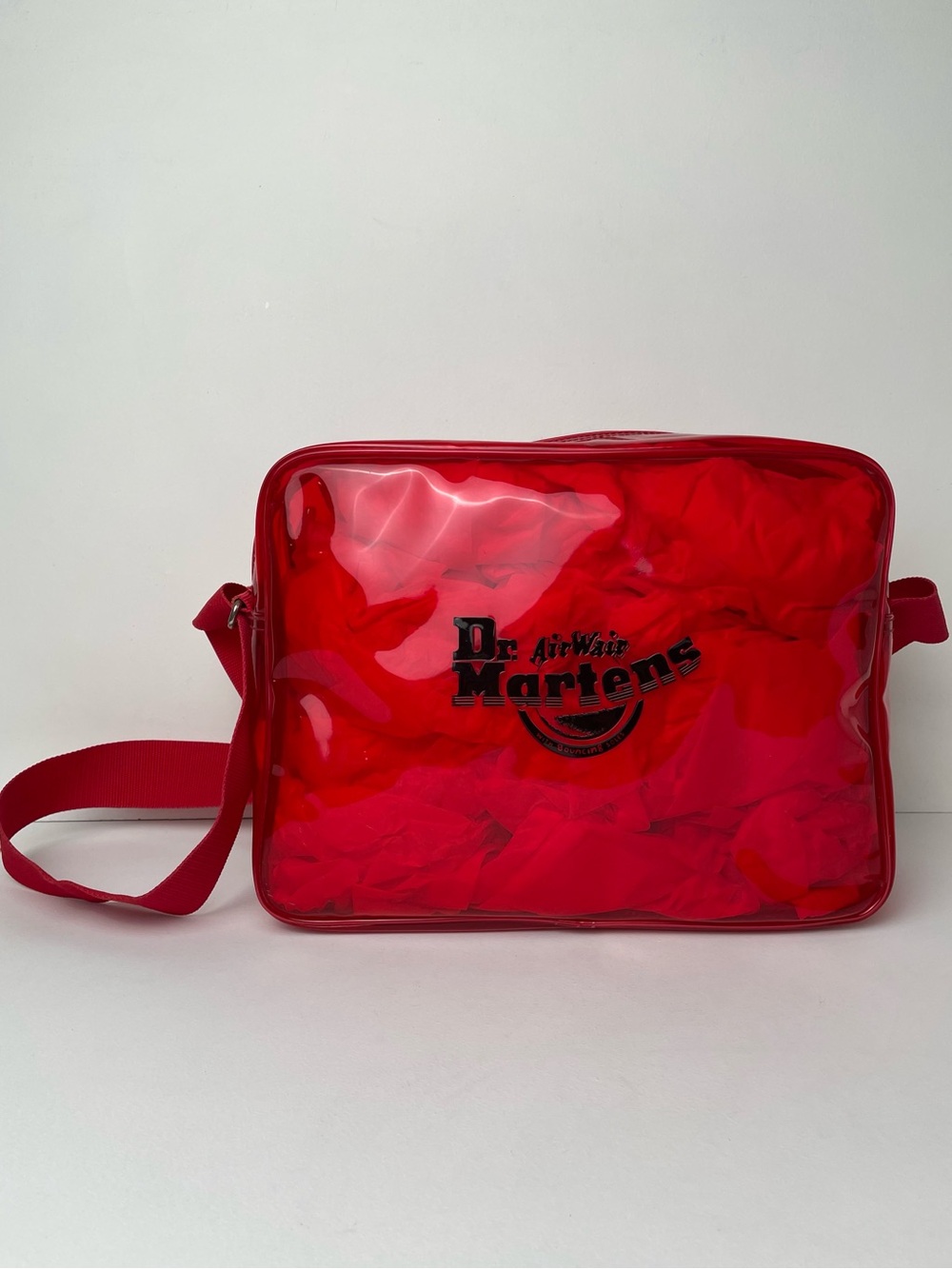 Vintage Dr. Martens Medium Red Messenger Bag